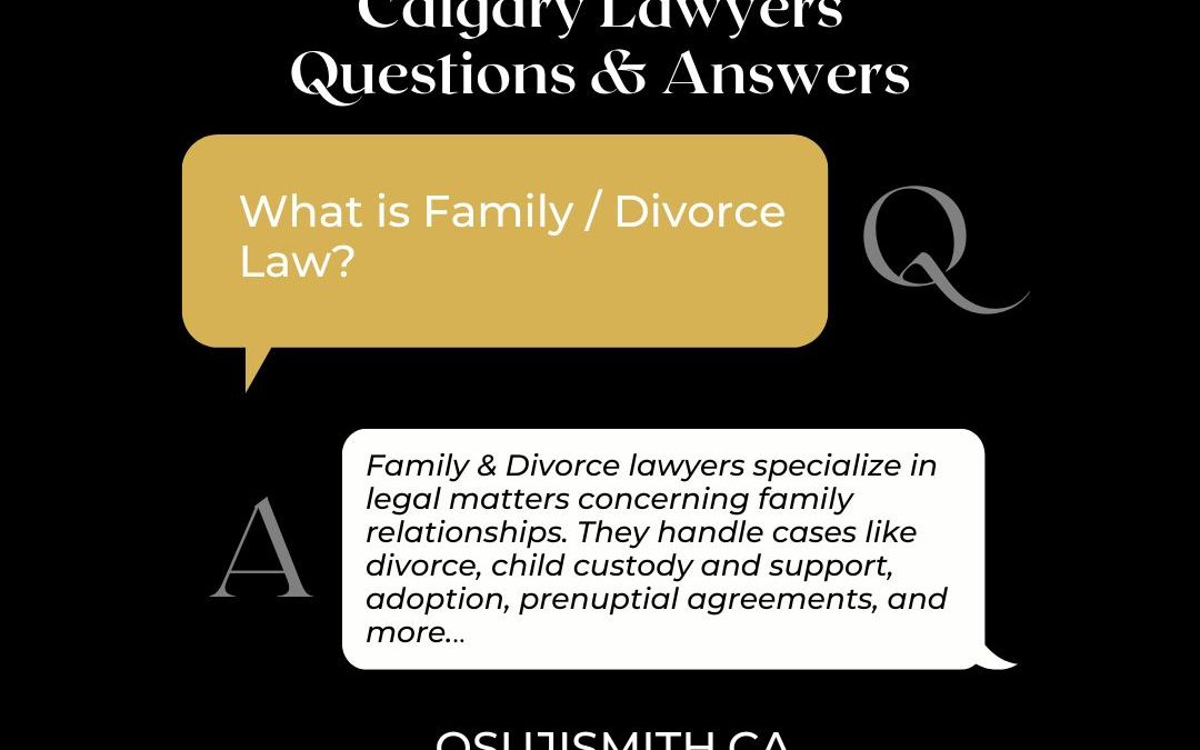 What is Family / Divorce Law?